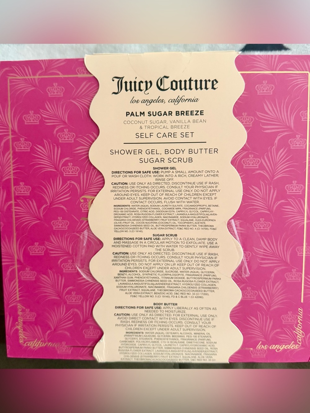 Juicy Couture Palm Sugar Breeze Self Care Set BNIB - Picture 2 of 6